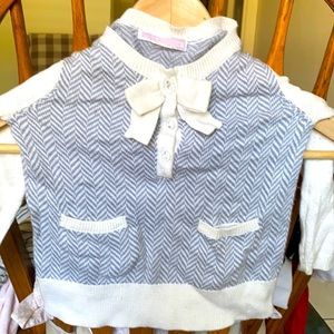 Janie and Jack sweater. I think this is a 2-3.